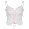 Pink Bow Camisole   HA0505