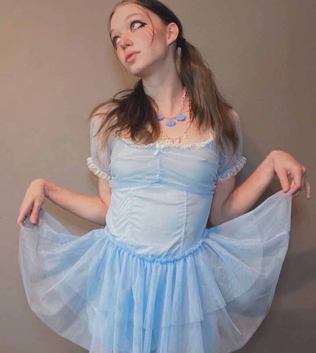 Mesh Sweet First Love Dress HA0349