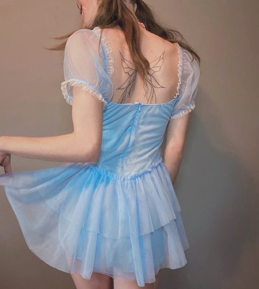 Mesh Sweet First Love Dress HA0349