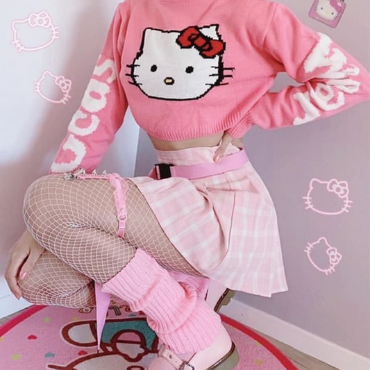 Pink cute sweater  HA0742