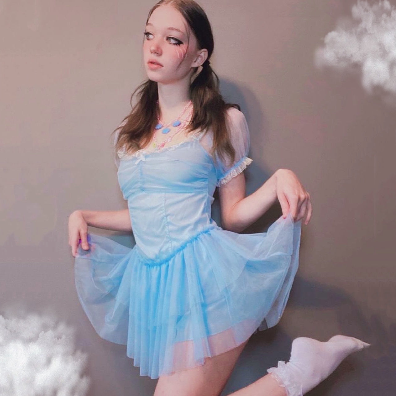 Mesh Sweet First Love Dress HA0349