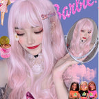 Natural cute fluffy colorful big waves HA0817