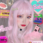 Natural cute fluffy colorful big waves HA0817