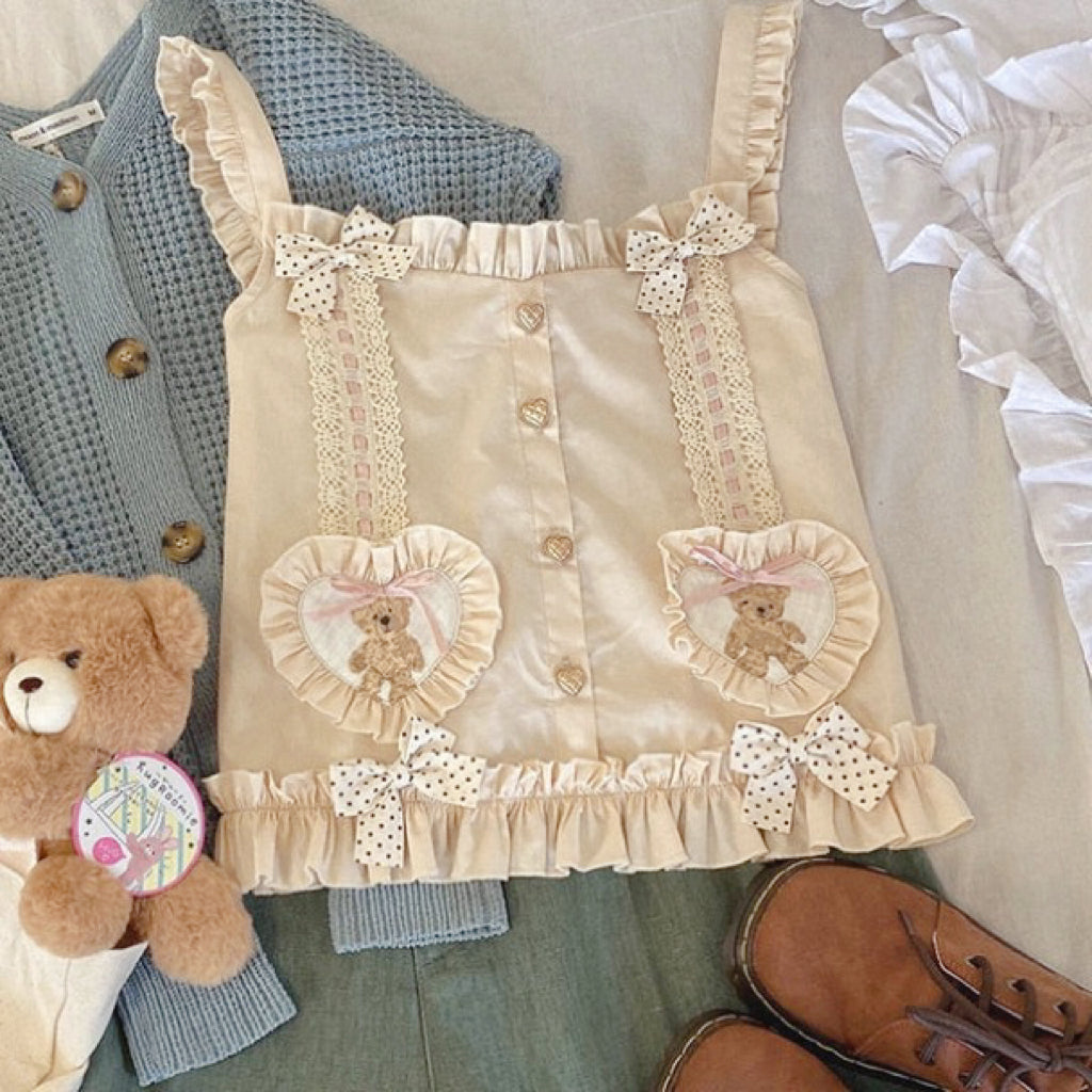 Cute Bow Knot Camisole   HA1564
