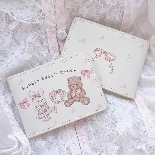 Rabbit bear series driver's license card holder HA1573