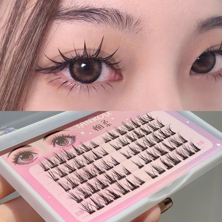 Segmented false eyelashes HA0029