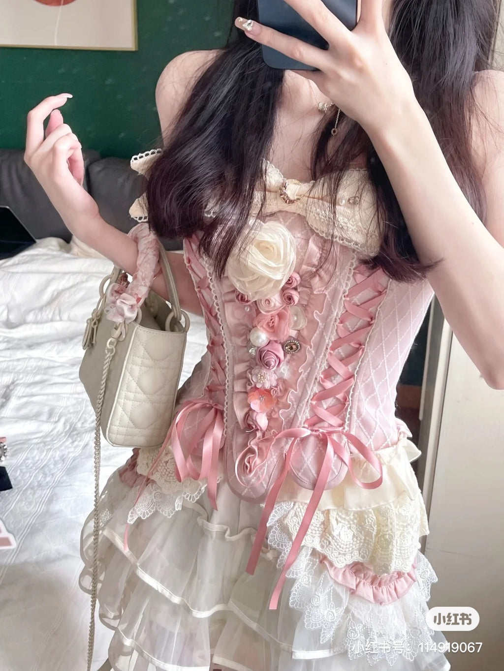 Corset lace suit HA0983