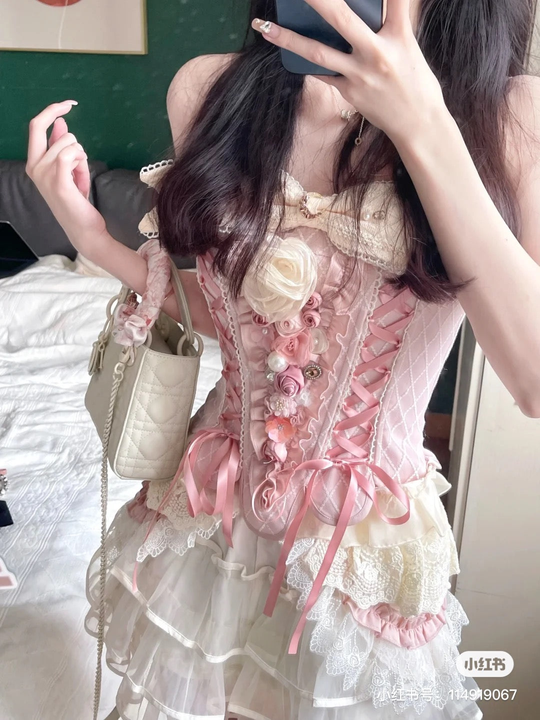 Corset lace suit HA0983