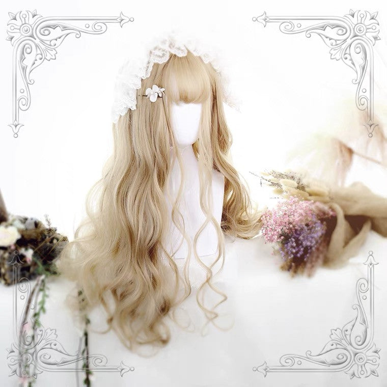 Natural long hair big wavy curly hair HA0464