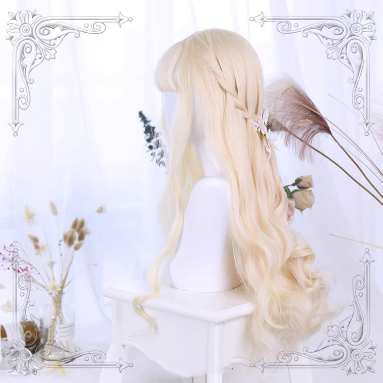 Natural long hair big wavy curly hair HA0464