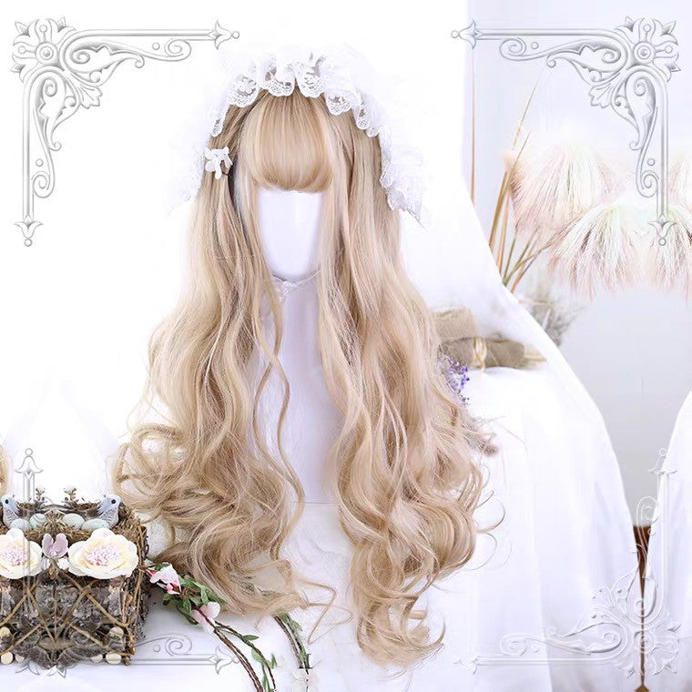 Natural long hair big wavy curly hair HA0464