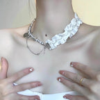Love clavicle chain  HA1653