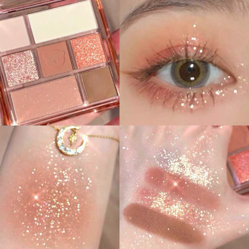 Seven-color eyeshadow palette HA0941
