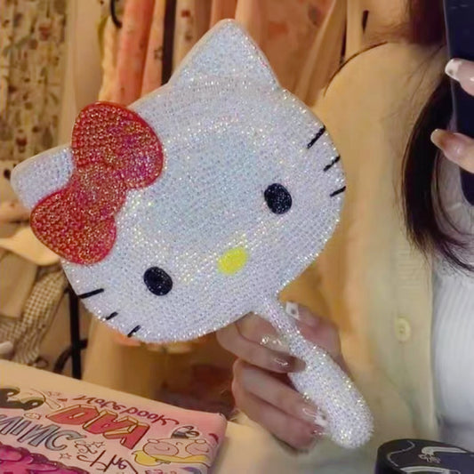 Cat stickers holding a mirror HA1666