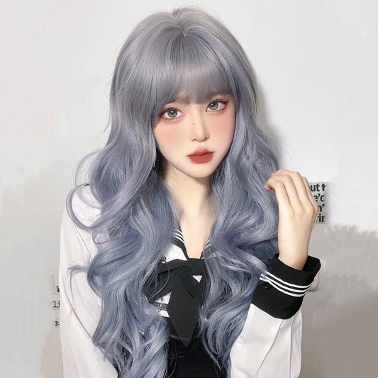 Daily gradient big wavy long curly hair  HA0151