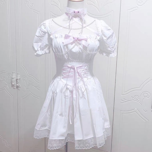 Lolita little white dress HA0987