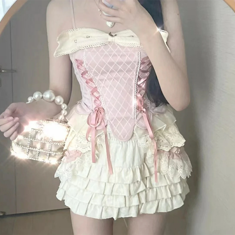 Corset lace suit HA0983