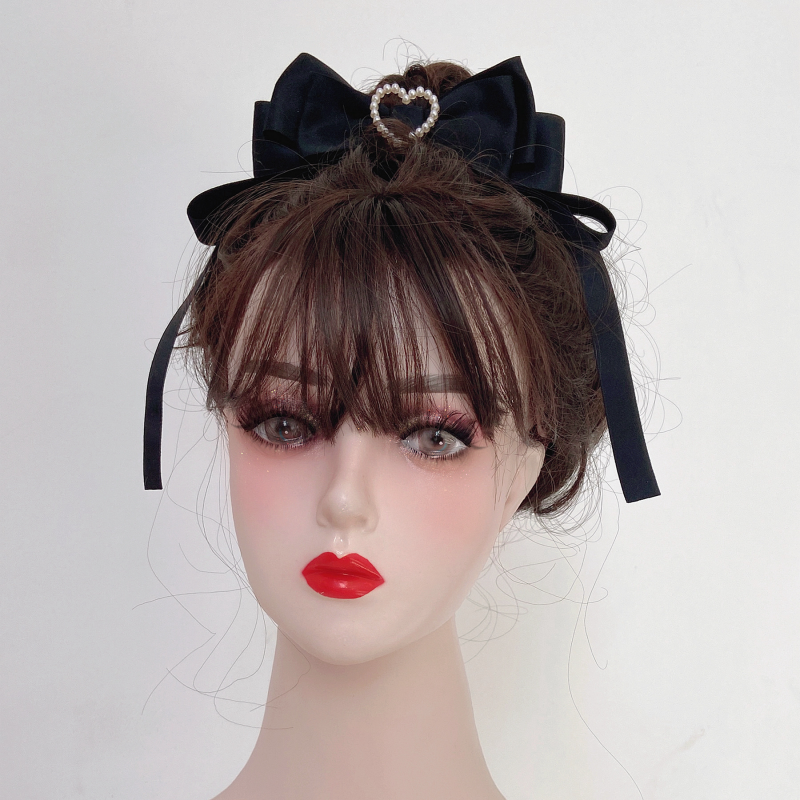 Bow Ribbon Heart Hair Clip  HA1450