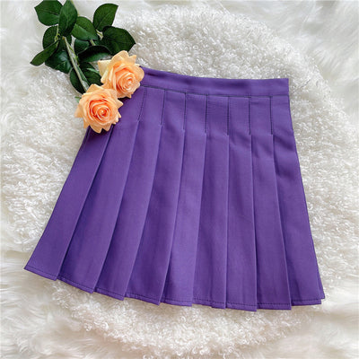 Slim all match pleated skirt HA1330