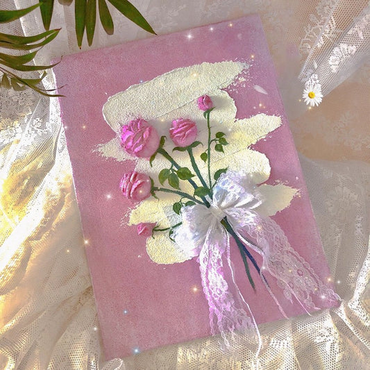 Rose flower tulip hanging painting   HA1524