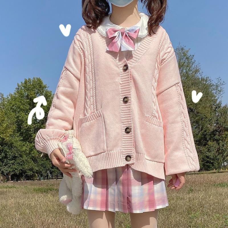 Sweater knitted cardigan jacket   HA1294