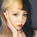 Shuangpin medium length straight hair HA0992