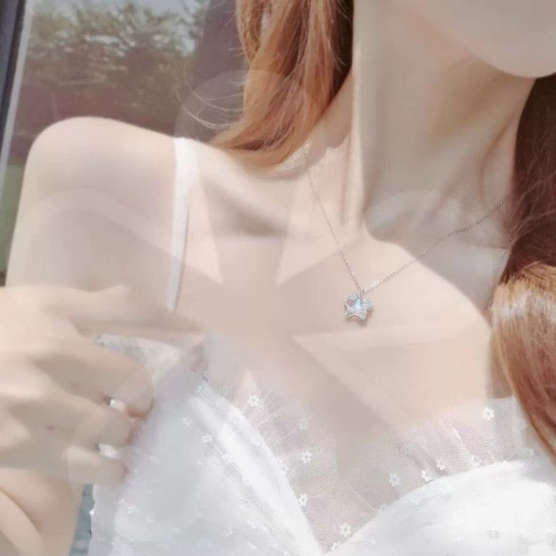 Honey Star Moon Heart Necklace   HA1723