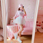 All match tulle skirt HA0377