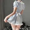 Cute girly lolita pleated dress   HA0348