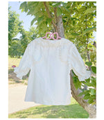 Sweet Short Sleeve White Shirt HA0855