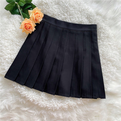 Slim all match pleated skirt HA1330