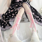 Cross strap calf socks    HA1727