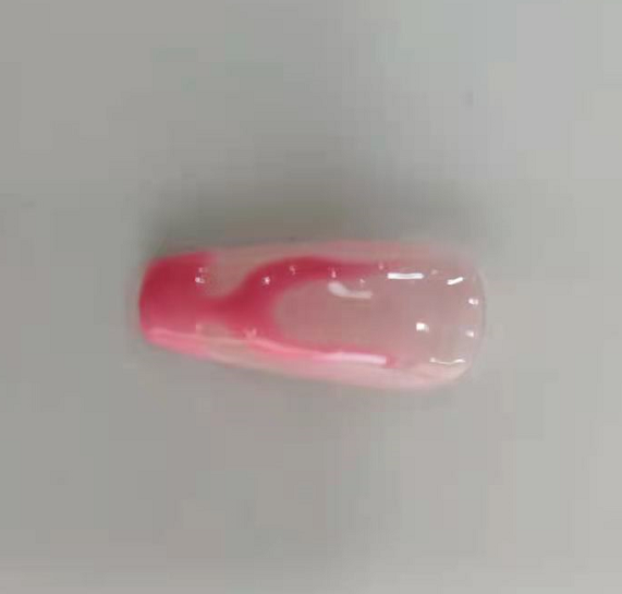 Pink Flame Nail Stickers    HA0128