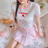 Sweet and cute short sleeve t-shirt    HA0527