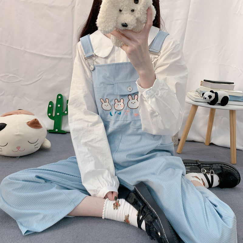 Cute loose overalls    HA0728