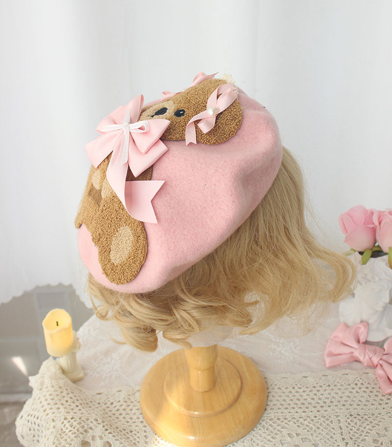 cute bear beret HA1056