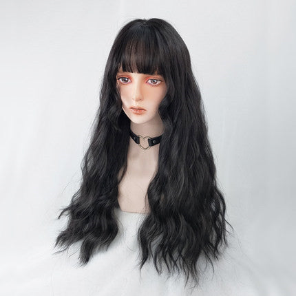 natural lolita black wool roll  HA0144