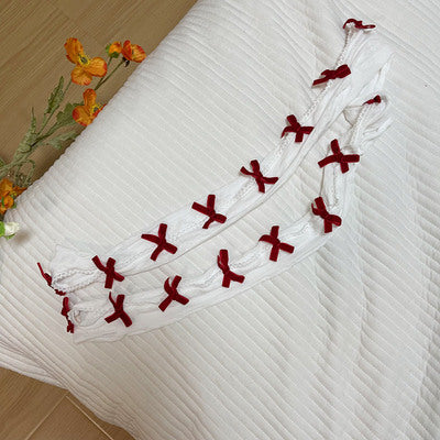 Flocked bow sunscreen sleeves   HA1929