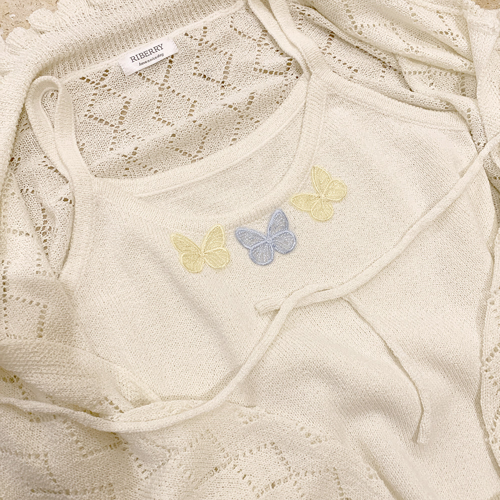 Versatile Cream Knit Cardigan   HA0558