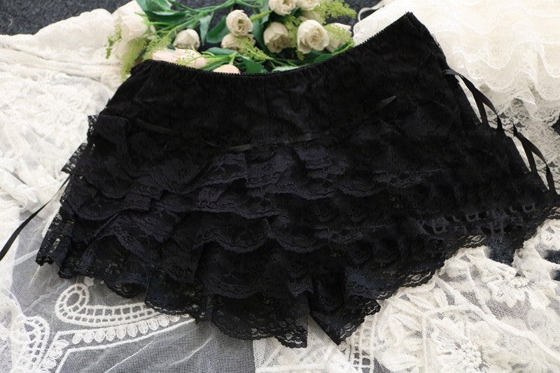 Versatile loose lace hot pants three-point pants  HA0405