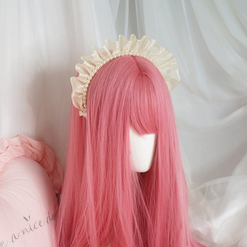 Lace Pearl Headband Headband    HA0483
