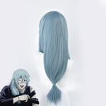 Light lake blue real cos wig   HA0271