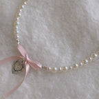 Girl heart pearl love cross HA1663