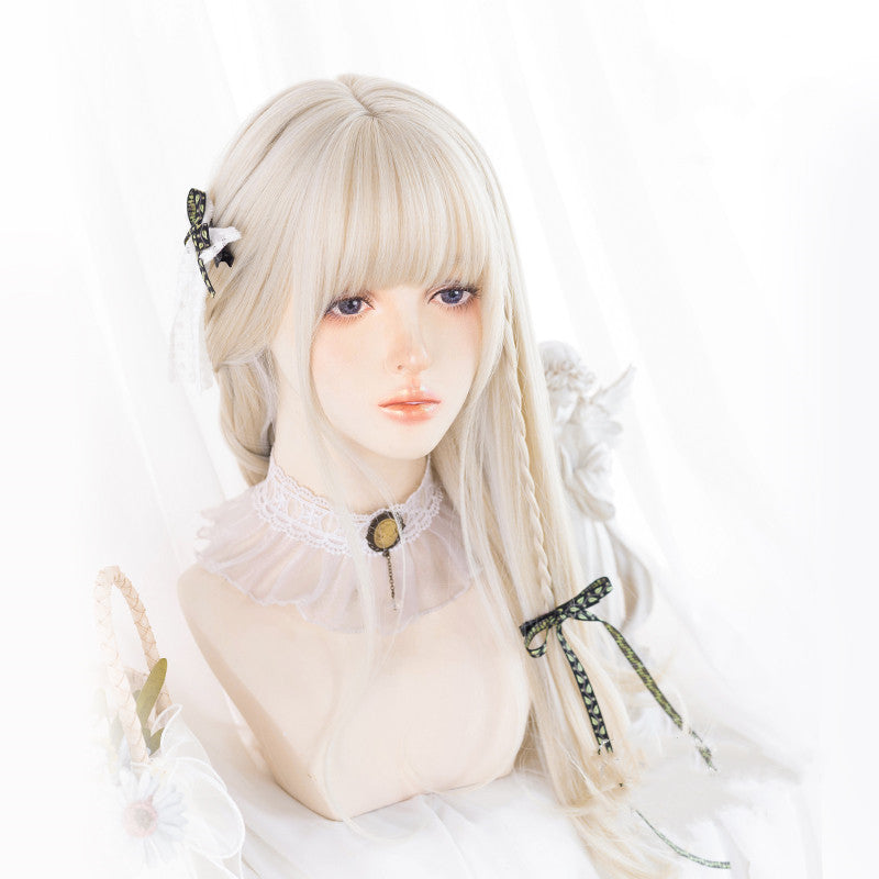 White long wig  HA0048