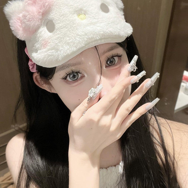 Cartoon plush soft cute eye mask  HA1610