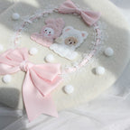Rabbit bear autumn winter beret  HA1393