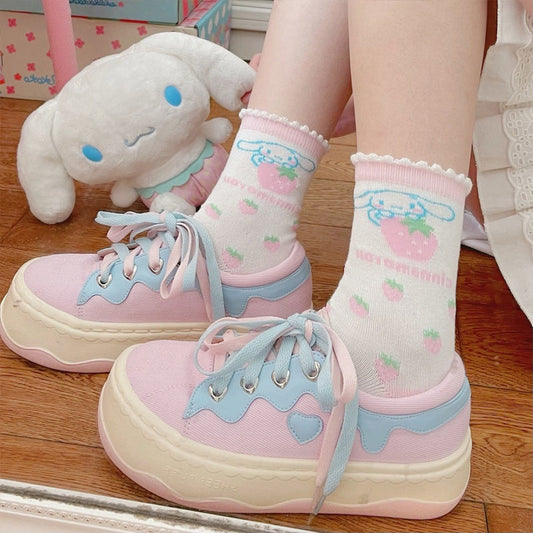 Yugui dog bubble mouth socks    HA0546