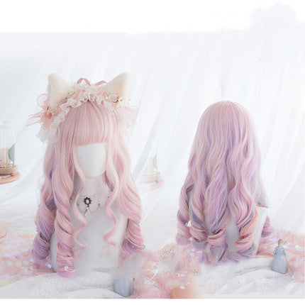 Cute soft girl lolita with long curly hair HA0382