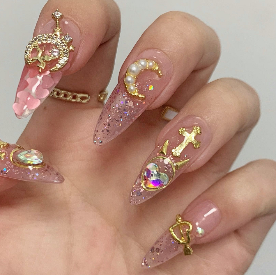 Stars Moonn Nails   HA0210