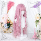 Cute pink natural curly hair HA0890